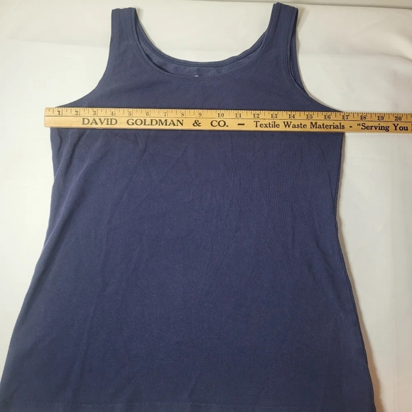 Talbots Dark Blue Tank Top sz S - Picture 3 of 8
